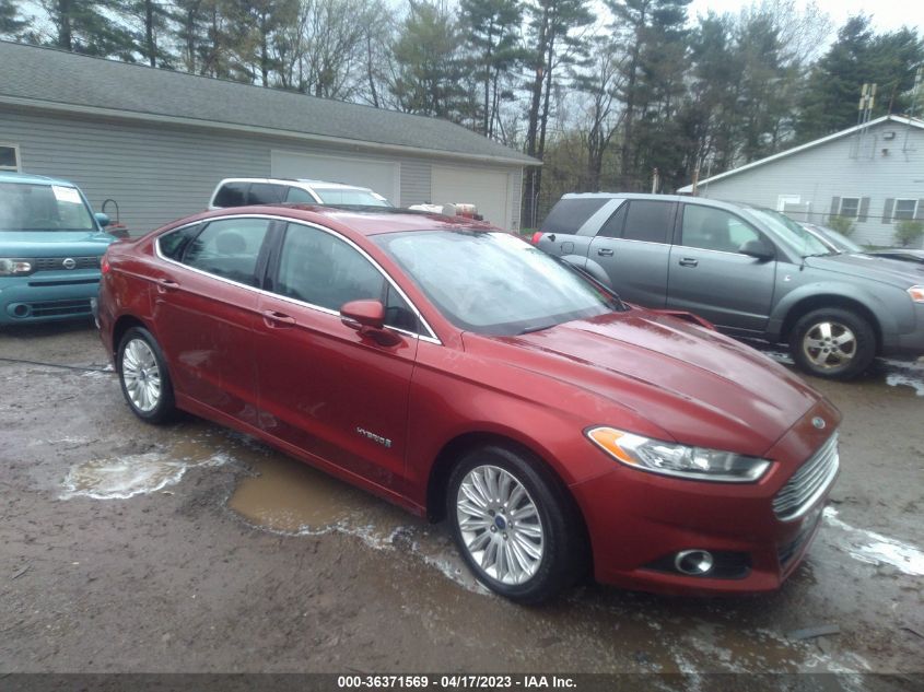 2014 Ford Fusion Hybrid Se VIN: 3FA6P0LU6ER192185 Lot: 36371569