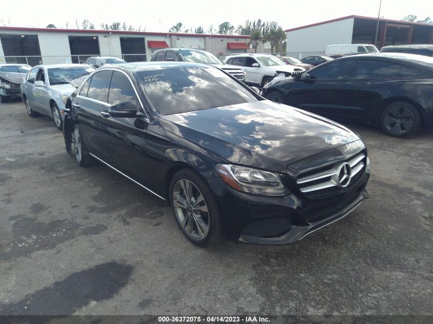 2018 Mercedes-Benz C 300 VIN: 55SWF4JB7JU249655 Lot: 36372075