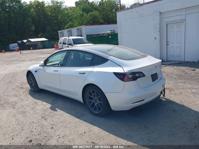 2021 Tesla Model 3 Long Range Dual Motor All-Wheel Drive VIN: 5YJ3E1EB8MF943677 Lot: 36373517