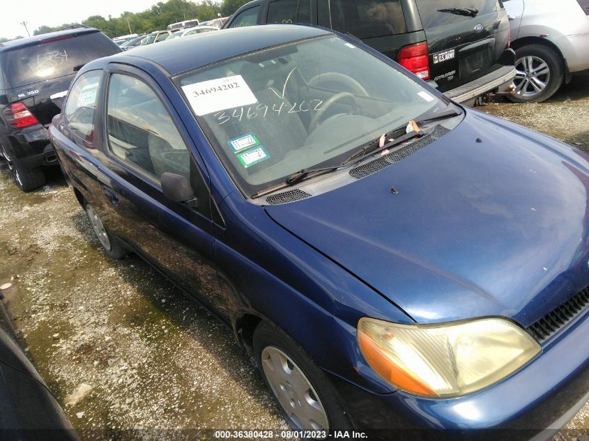 2001 Toyota Echo Base (A4) VIN: JTDAT123110110081 Lot: 36380428