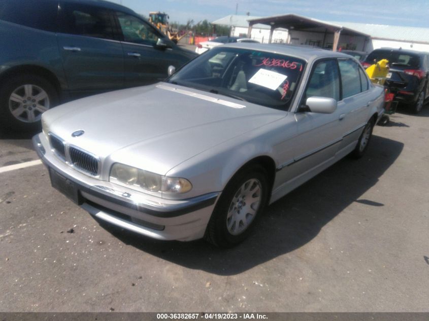 2001 BMW 7 Series 740Il VIN: WBAGH83471DP18446 Lot: 36382657