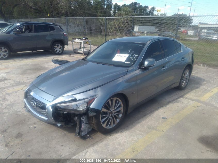 2020 Infiniti Q50 VIN: JN1EU7AP2ZLM20606 Lot: 36384990