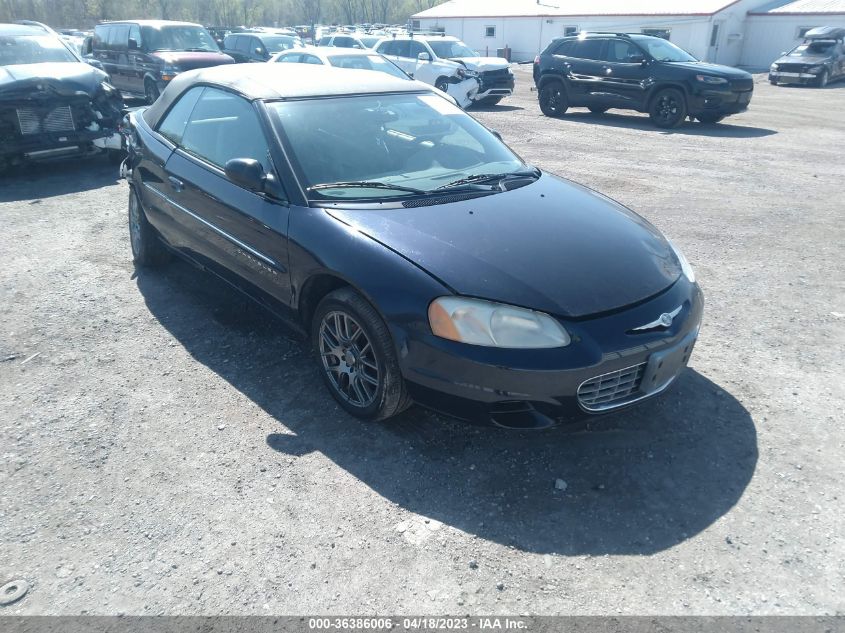 2001 Chrysler Sebring Lx VIN: 1C3EL45U81N605893 Lot: 36386006