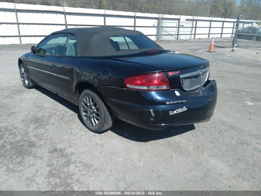 2001 Chrysler Sebring Lx VIN: 1C3EL45U81N605893 Lot: 36386006