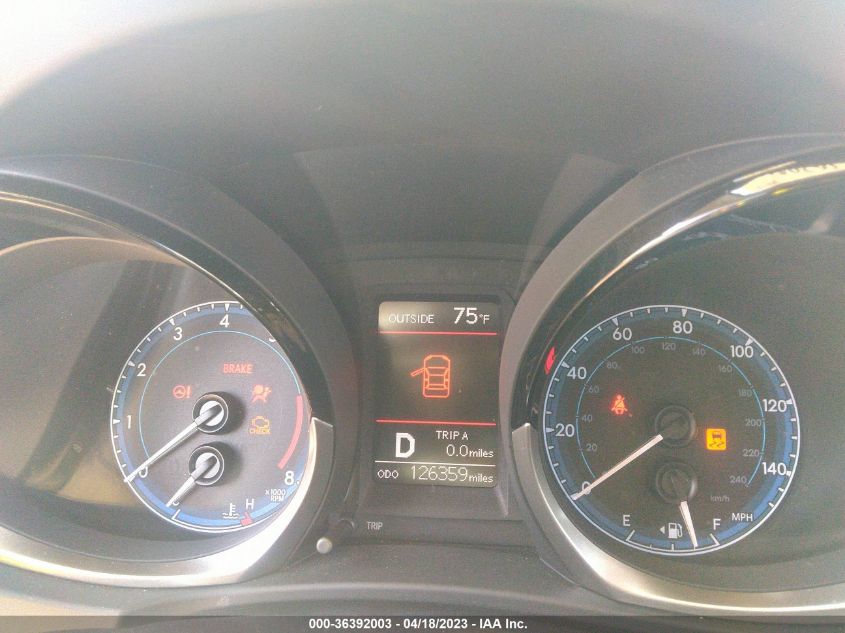 2015 Toyota Corolla S Plus VIN: 2T1BURHE0FC238589 Lot: 36392003