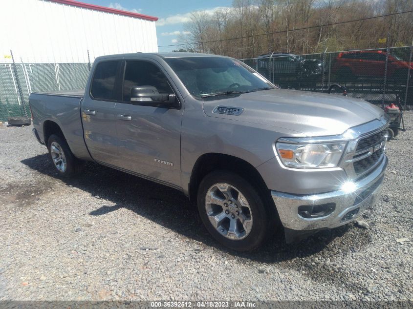 2022 Ram 1500 Big Horn 4X4 6'4" Box VIN: 1C6SRFBT6NN206496 Lot: 36392512