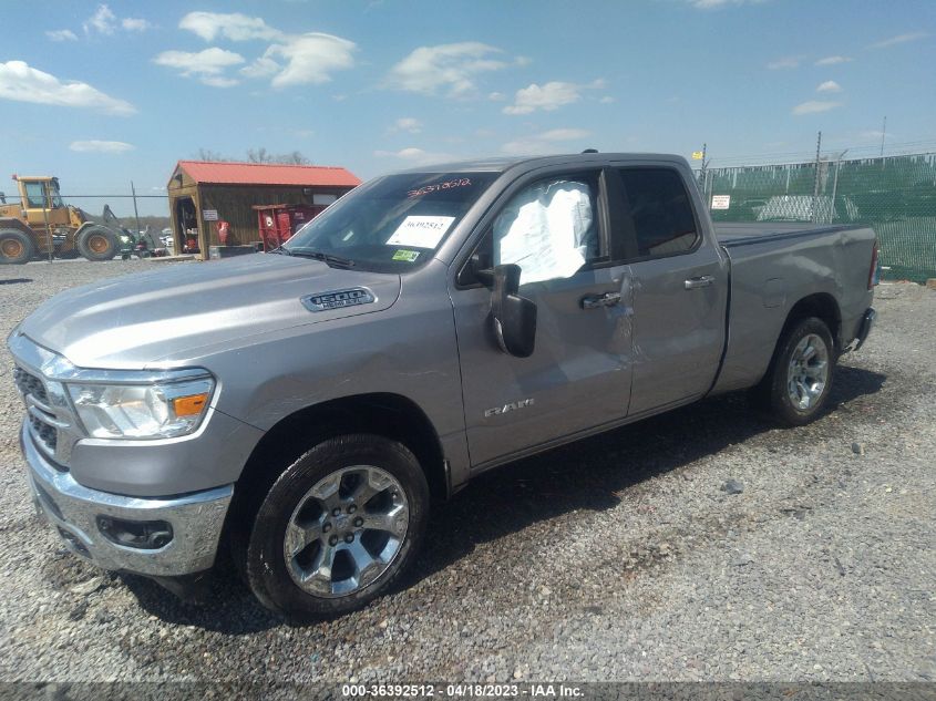 2022 Ram 1500 Big Horn 4X4 6'4" Box VIN: 1C6SRFBT6NN206496 Lot: 36392512