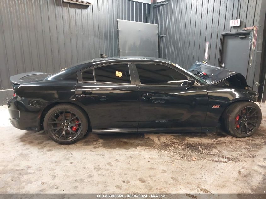 2019 Dodge Charger Scat Pack Rwd VIN: 2C3CDXGJ3KH696686 Lot: 36393559