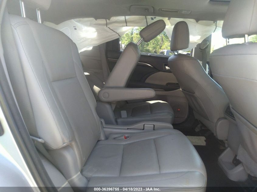 2014 Toyota Highlander Limited VIN: 5TDYKRFH4ES017337 Lot: 36396755