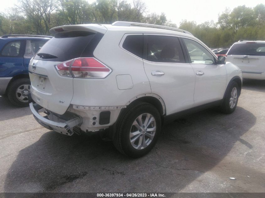 2015 Nissan Rogue Sv VIN: KNMAT2MT6FP592564 Lot: 36397934