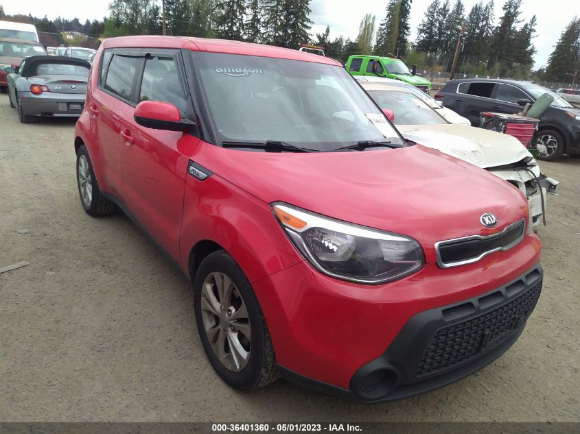 2015 Kia Soul + VIN: KNDJP3A53F7788056 Lot: 36401360