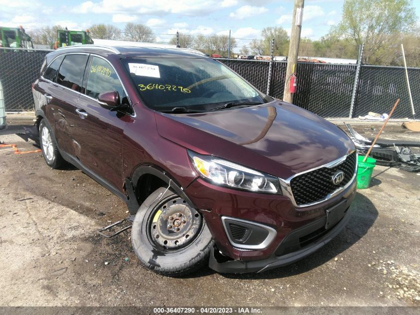 2016 Kia Sorento 2.4L Lx VIN: 5XYPG4A34GG174670 Lot: 36407290