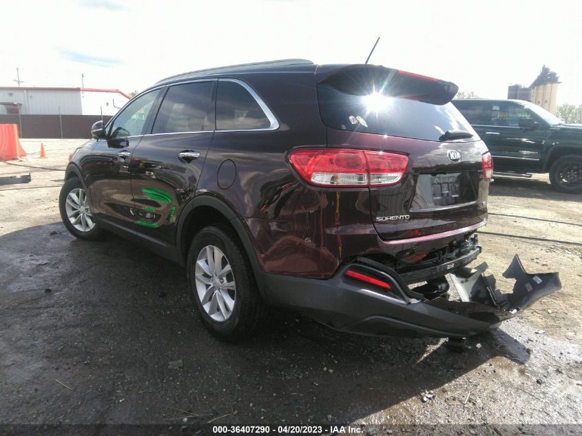 2016 Kia Sorento 2.4L Lx VIN: 5XYPG4A34GG174670 Lot: 36407290