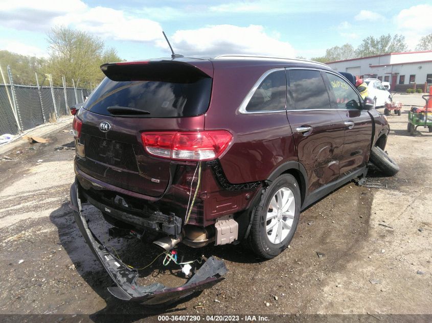 2016 Kia Sorento 2.4L Lx VIN: 5XYPG4A34GG174670 Lot: 36407290