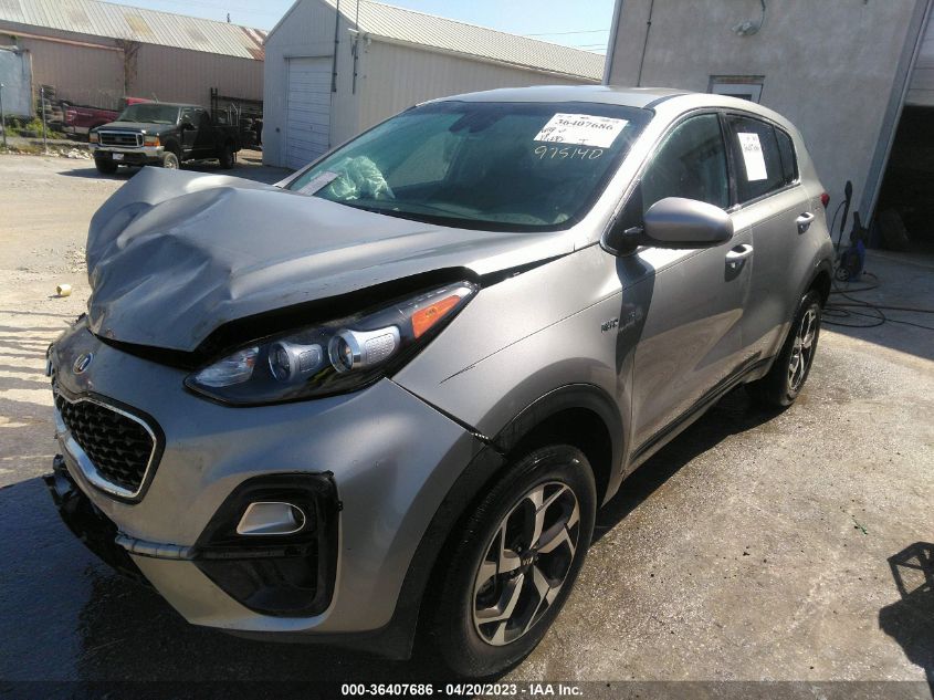 2022 Kia Sportage Lx VIN: KNDPMCAC7N7975140 Lot: 36407686