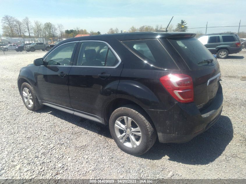 2017 Chevrolet Equinox Ls VIN: 2GNALBEK5H1525953 Lot: 36409009