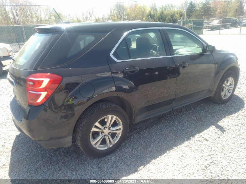 2017 Chevrolet Equinox Ls VIN: 2GNALBEK5H1525953 Lot: 36409009