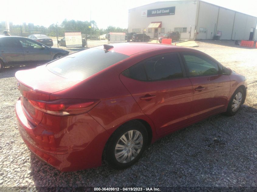 2017 Hyundai Elantra Se VIN: KMHD74LF9HU408517 Lot: 36409812