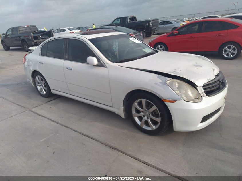 2006 Infiniti G35 VIN: JNKCV51E76M511985 Lot: 36409836