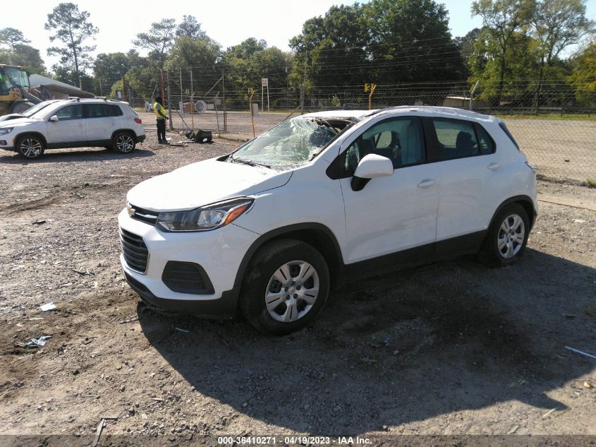 2018 Chevrolet Trax Ls VIN: KL7CJKSB2JB560397 Lot: 36410271