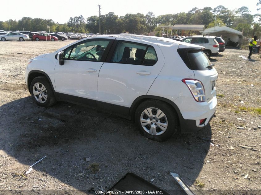 2018 Chevrolet Trax Ls VIN: KL7CJKSB2JB560397 Lot: 36410271