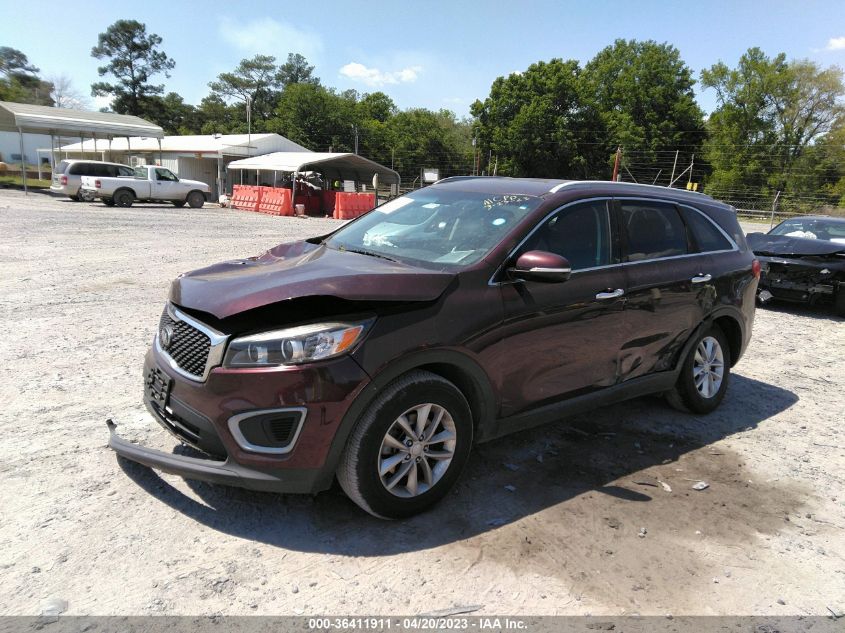 2016 Kia Sorento 2.4L Lx VIN: 5XYPG4A31GG128570 Lot: 36411911