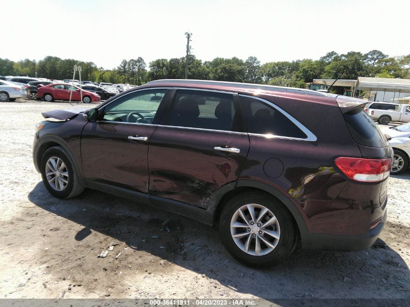 2016 Kia Sorento 2.4L Lx VIN: 5XYPG4A31GG128570 Lot: 36411911