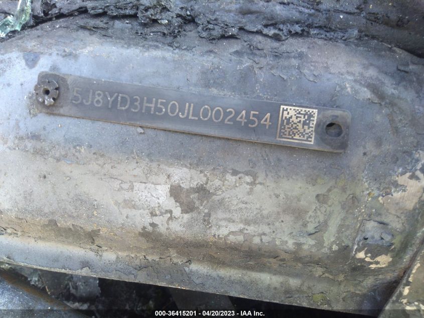 2018 Acura Mdx W/Technology Package & Acurawatch Plus Pkg VIN: 5J8YD3H50JL002454 Lot: 36415201