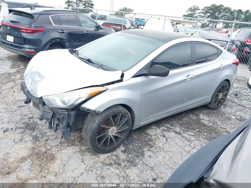 2012 Hyundai Elantra Gls VIN: 5NPDH4AE2CH146113 Lot: 36419848