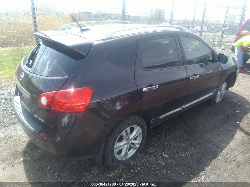 2012 Nissan Rogue Sv VIN: JN8AS5MV4CW372464 Lot: 36421789