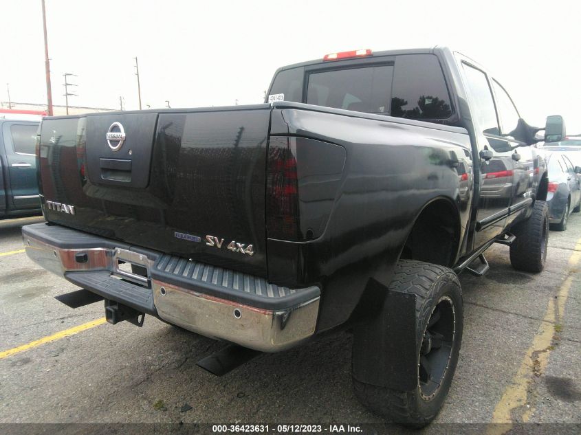 2012 Nissan Titan Sv VIN: 1N6BA0EC7CN302866 Lot: 36423631