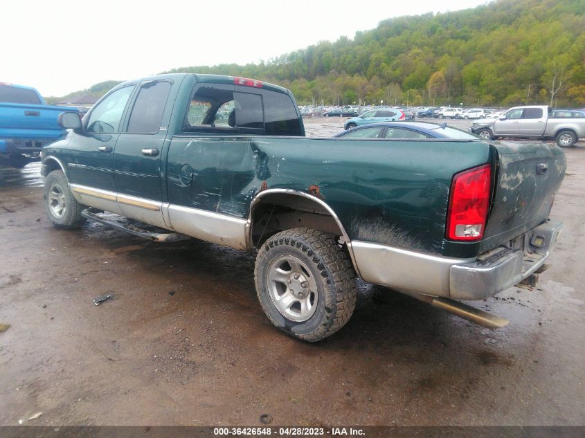 2002 Dodge Ram 1500 Slt VIN: 1D7HU18Z32J149988 Lot: 36426548