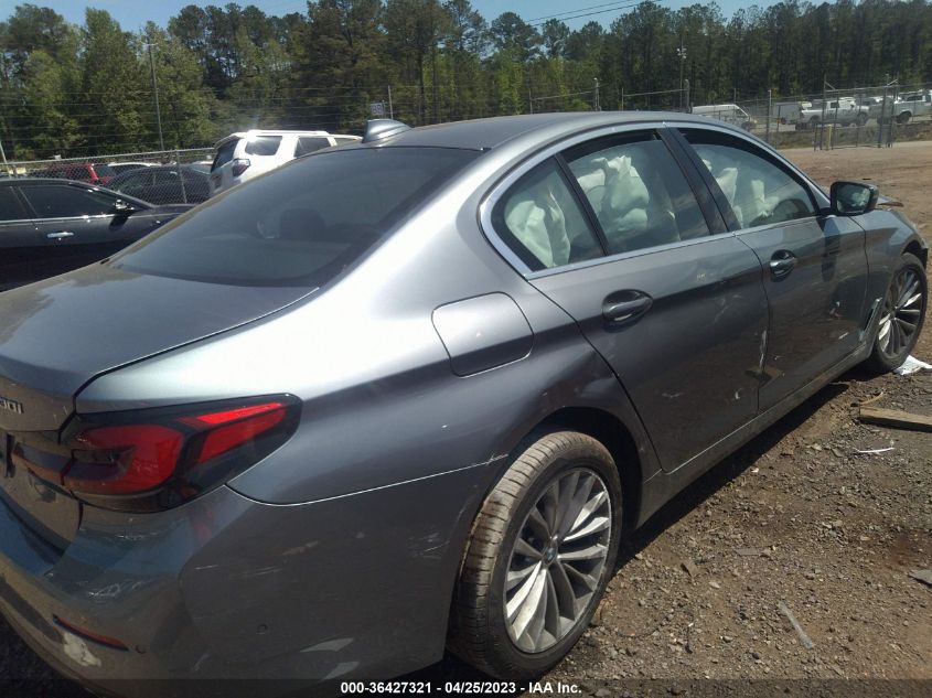 2021 BMW 5 Series 530I VIN: WBA53BH08MCF44747 Lot: 36427321