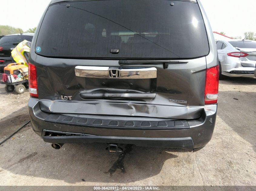 2011 Honda Pilot Touring VIN: 5FNYF3H96BB031313 Lot: 36428912