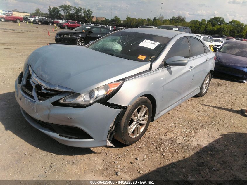 2014 Hyundai Sonata Gls VIN: 5NPEB4AC5EH916330 Lot: 36429403