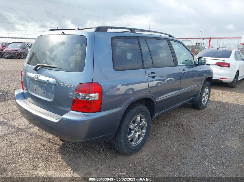 2005 Toyota Highlander VIN: JTEEP21A150110417 Lot: 36433849