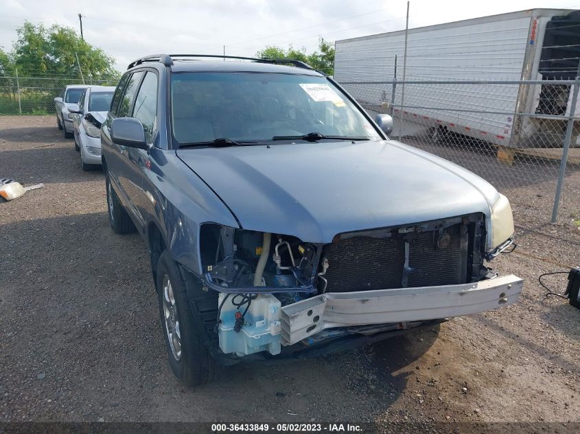 2005 Toyota Highlander VIN: JTEEP21A150110417 Lot: 36433849
