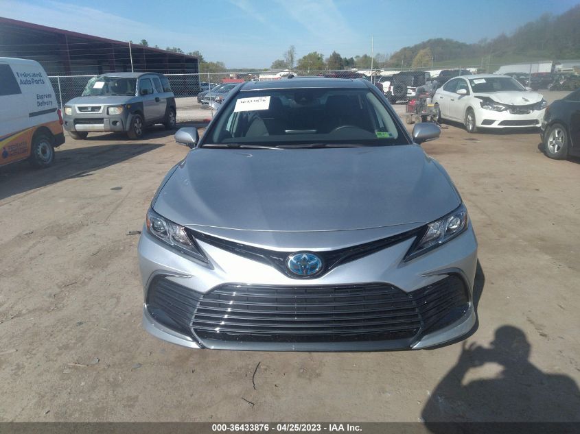 2022 Toyota Camry Le Hybrid VIN: 4T1H31AK8NU571263 Lot: 36433876