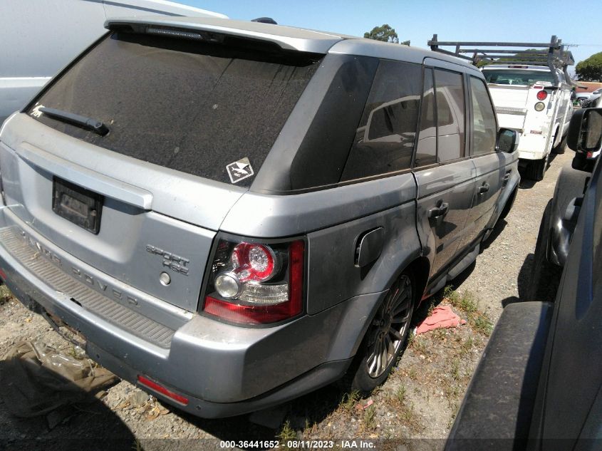 2011 Land Rover Range Rover Sport Hse VIN: SALSF2D40BA278757 Lot: 36441652