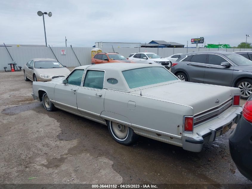 1977 Lincoln Continental VIN: 00000007Y82A86395 Lot: 36443152