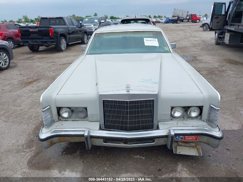 1977 Lincoln Continental VIN: 00000007Y82A86395 Lot: 36443152