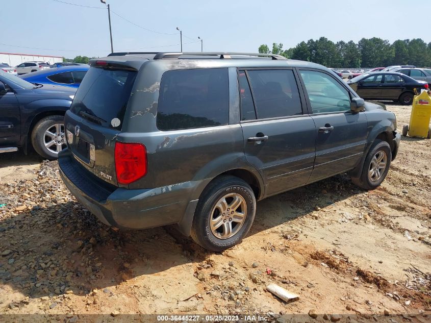 2003 Honda Pilot Ex VIN: 2HKYF18543H612037 Lot: 36445227