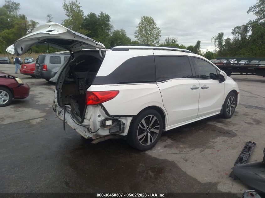 2018 Honda Odyssey Elite VIN: 5FNRL6H94JB013387 Lot: 36450307