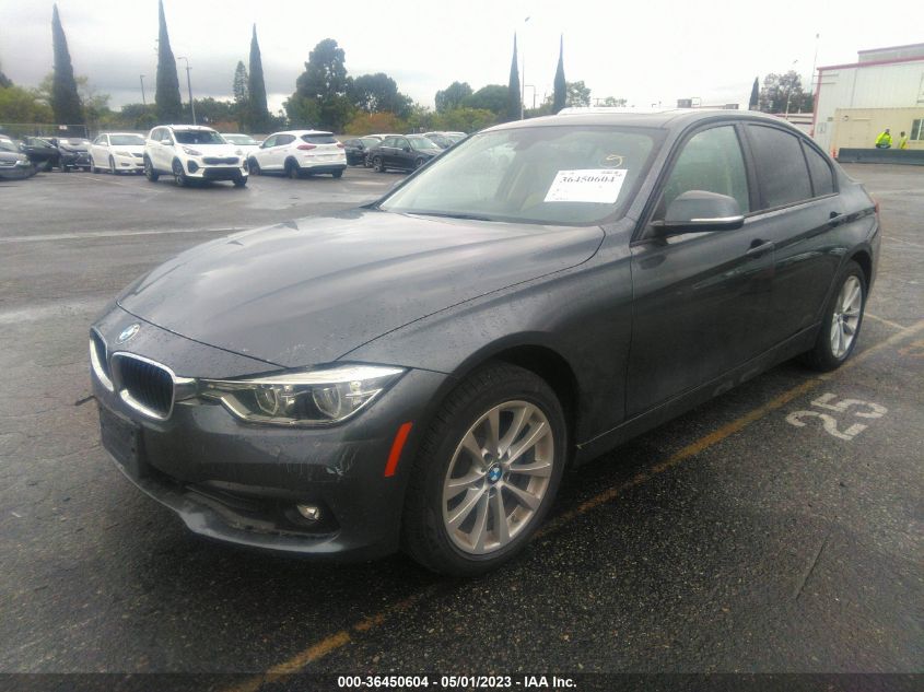 2018 BMW 3 Series 320I VIN: WBA8A9C57JAH12836 Lot: 36450604