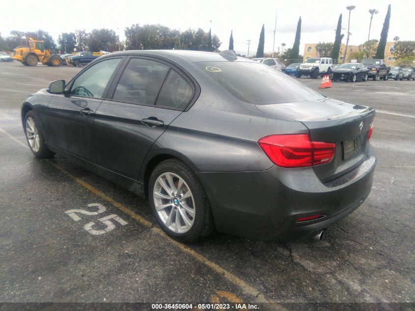 2018 BMW 3 Series 320I VIN: WBA8A9C57JAH12836 Lot: 36450604