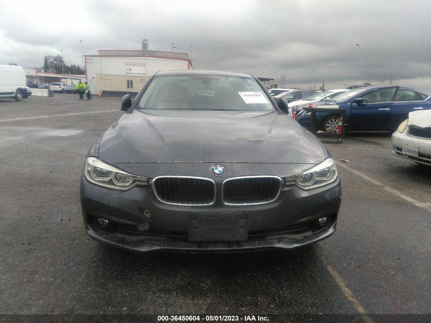 2018 BMW 3 Series 320I VIN: WBA8A9C57JAH12836 Lot: 36450604