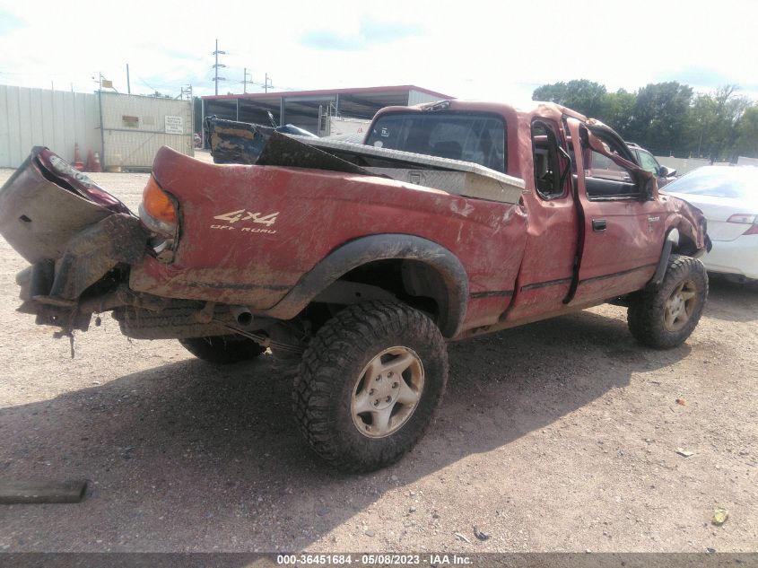 2001 Toyota Tacoma Base V6 (A4) VIN: 5TEWN72N81Z775371 Lot: 41168700