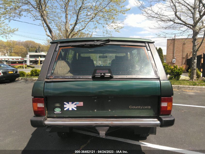 1993 Land Rover Range Rover Long Wheelbase VIN: SALHC1343PA633376 Lot: 36452121