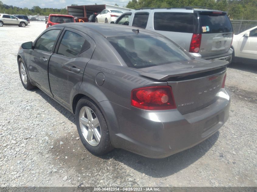 2013 Dodge Avenger Se VIN: 1C3CDZABXDN607168 Lot: 36452314