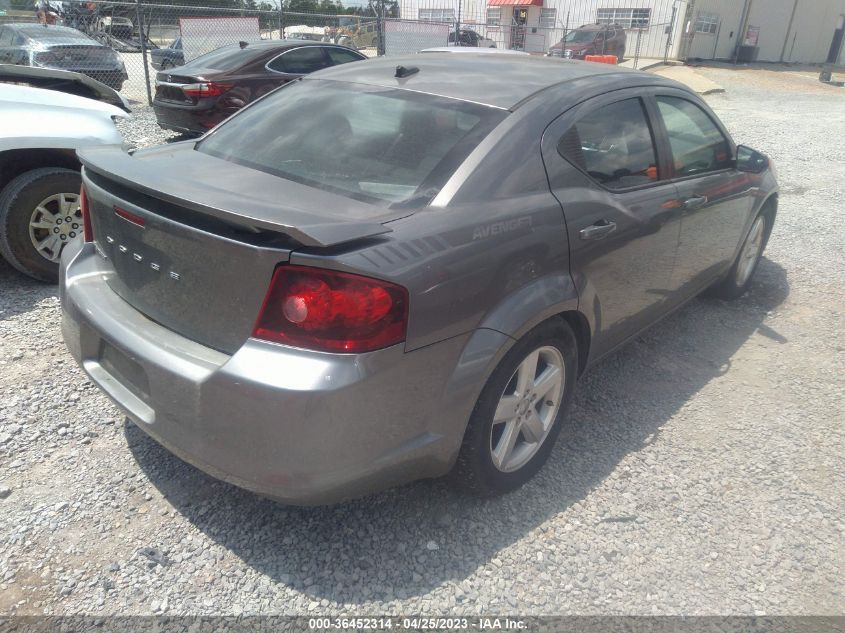 2013 Dodge Avenger Se VIN: 1C3CDZABXDN607168 Lot: 36452314